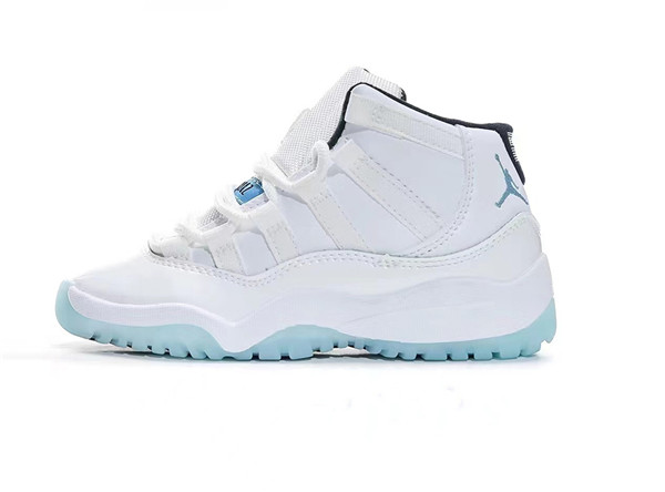 Youth Running Weapon Air Jordan 11 Red/White Shoes 0019